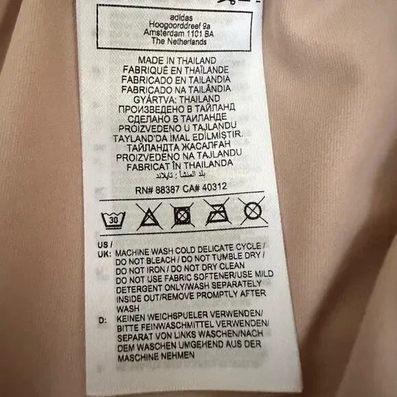 Adidas AEROREADY Skort Tan Gingham Built-In Shorts NWT Size Medium $90 Athletic - Picture 11 of 12